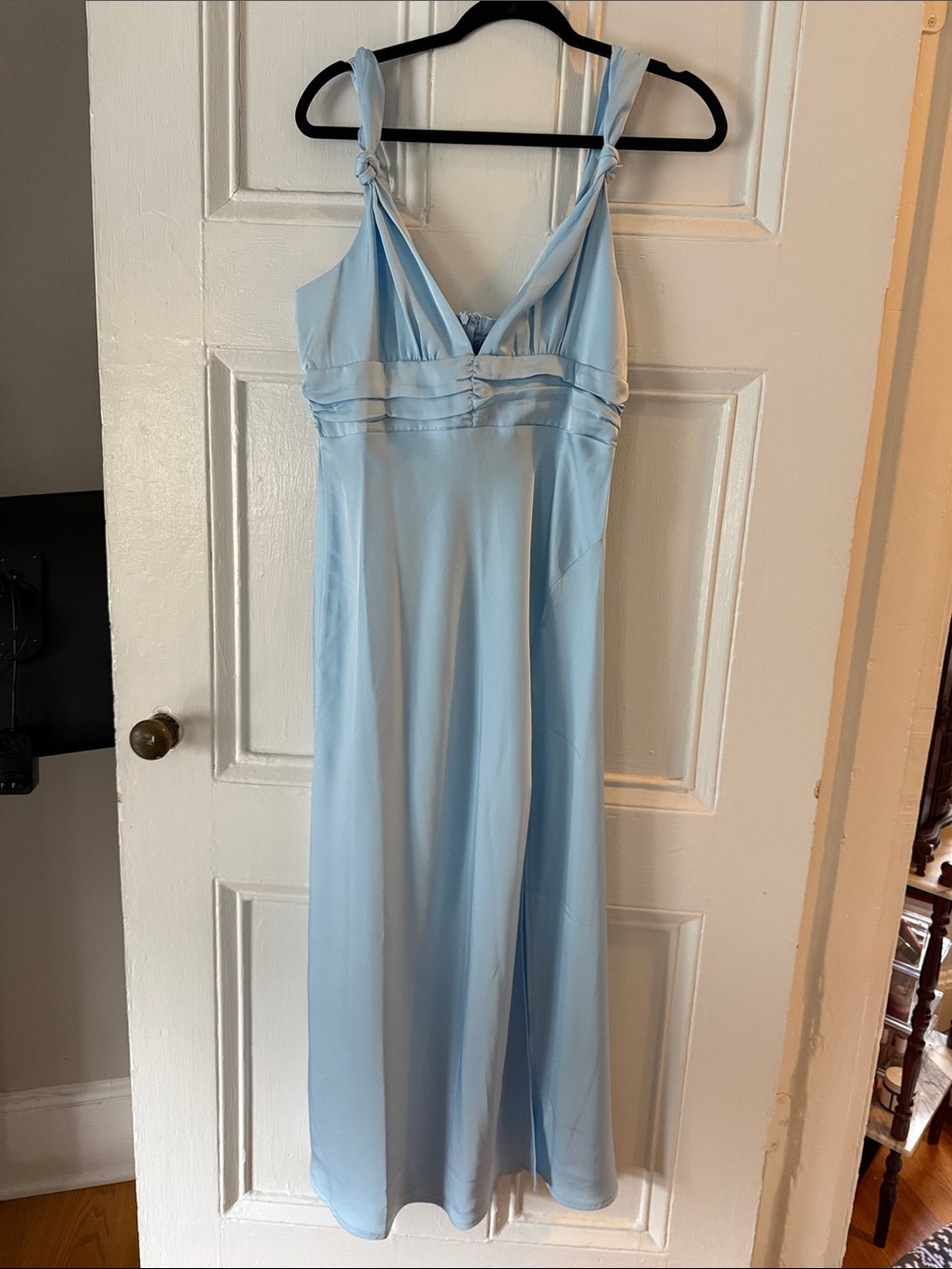 Light Blue Women's Nightgown Slip Dress